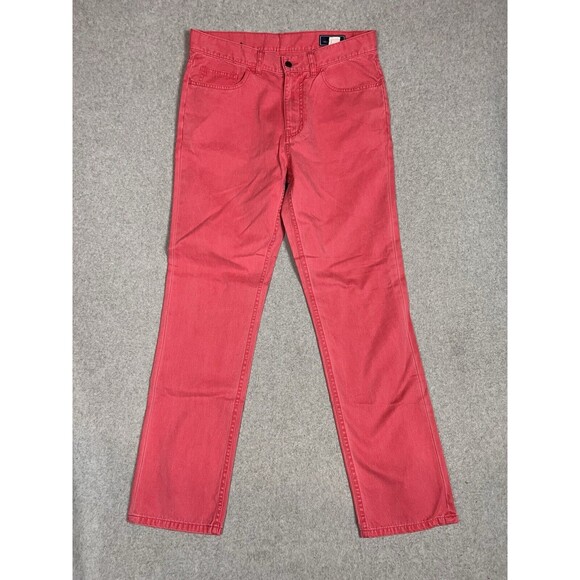 Vineyard Vines Pants Mens Size 32X32Garment Dyed 5-Pocket Sailors Red Golf